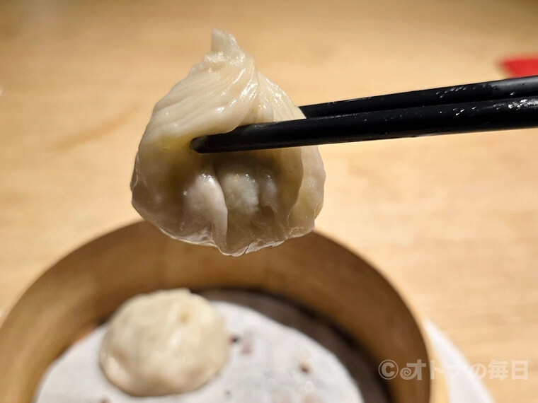 旅グルメ　杭州小籠湯包　民生東路店　小ぶり